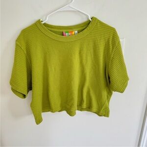 Big Bud Press Honeycomb Crop Tee Large